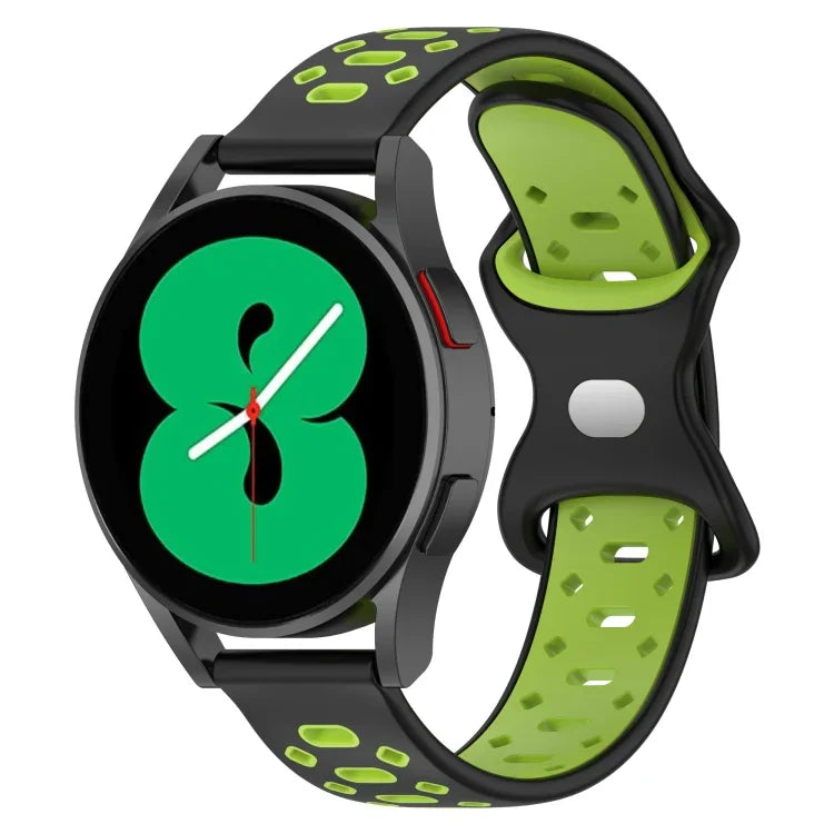 20mmツートーンダイヤモンドシリコンウォッチバンド、Samsung Galaxy Watch 5 40mm用、Samsung Galaxy Watch 5 44mm用、Samsung Galaxy Watch 5 Pro 45mm用