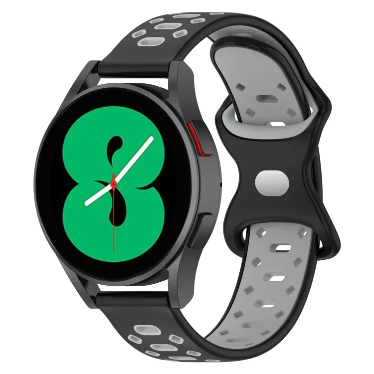 20mmツートーンダイヤモンドシリコンウォッチバンド、Samsung Galaxy Watch 5 40mm用、Samsung Galaxy Watch 5 44mm用、Samsung Galaxy Watch 5 Pro 45mm用