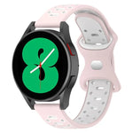 20mmツートーンダイヤモンドシリコンウォッチバンド、Samsung Galaxy Watch 5 40mm用、Samsung Galaxy Watch 5 44mm用、Samsung Galaxy Watch 5 Pro 45mm用