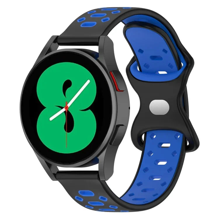20mmツートーンダイヤモンドシリコンウォッチバンド、Samsung Galaxy Watch 5 40mm用、Samsung Galaxy Watch 5 44mm用、Samsung Galaxy Watch 5 Pro 45mm用