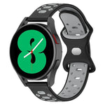 20mmツートーンダイヤモンドシリコンウォッチバンド、Samsung Galaxy Watch 5 40mm用、Samsung Galaxy Watch 5 44mm用、Samsung Galaxy Watch 5 Pro 45mm用