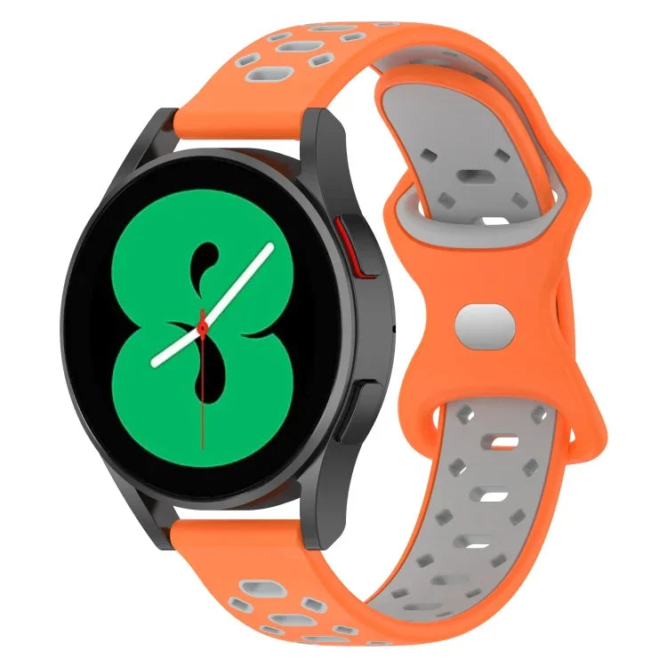 20mmツートーンダイヤモンドシリコンウォッチバンド、Samsung Galaxy Watch 5 40mm用、Samsung Galaxy Watch 5 44mm用、Samsung Galaxy Watch 5 Pro 45mm用