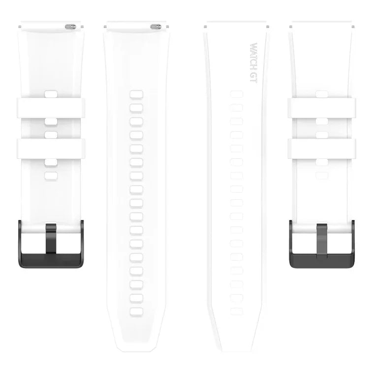 20mm ブラックバックル ステップシリコンウォッチバンド、Samsung Galaxy Watch 5 40mm用、Samsung Galaxy Watch 5 44mm用、Samsung Galaxy Watch 5 Pro 45mm用