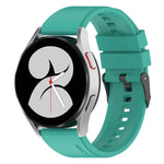 20mm ブラックバックル ステップシリコンウォッチバンド、Samsung Galaxy Watch 5 40mm用、Samsung Galaxy Watch 5 44mm用、Samsung Galaxy Watch 5 Pro 45mm用