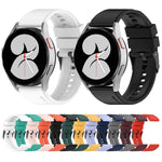 20mm ブラックバックル ステップシリコンウォッチバンド、Samsung Galaxy Watch 5 40mm用、Samsung Galaxy Watch 5 44mm用、Samsung Galaxy Watch 5 Pro 45mm用