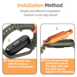 MIJOBS GS Unibody Two-color Watch Band, For Xiaomi Mi Band 7 / 7 NFC