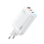REMAX RP-U55 Territoryシリーズ 65W USB+デュアルUSB-C / Type-Cインターフェース急速充電器、EUプラグ、UKプラグ、CNプラグ