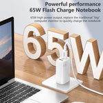 REMAX RP-U55 Territoryシリーズ 65W USB+デュアルUSB-C / Type-Cインターフェース急速充電器、EUプラグ、UKプラグ、CNプラグ