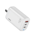 REMAX RP-U55 Territoryシリーズ 65W USB+デュアルUSB-C / Type-Cインターフェース急速充電器、EUプラグ、UKプラグ、CNプラグ