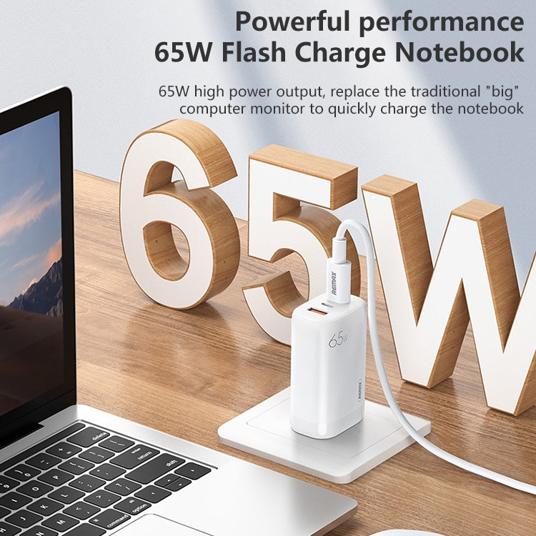 REMAX RP-U55 Territoryシリーズ 65W USB+デュアルUSB-C / Type-Cインターフェース急速充電器、EUプラグ、UKプラグ、CNプラグ