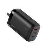 REMAX RP-U55 Territoryシリーズ 65W USB+デュアルUSB-C / Type-Cインターフェース急速充電器、CNプラグ