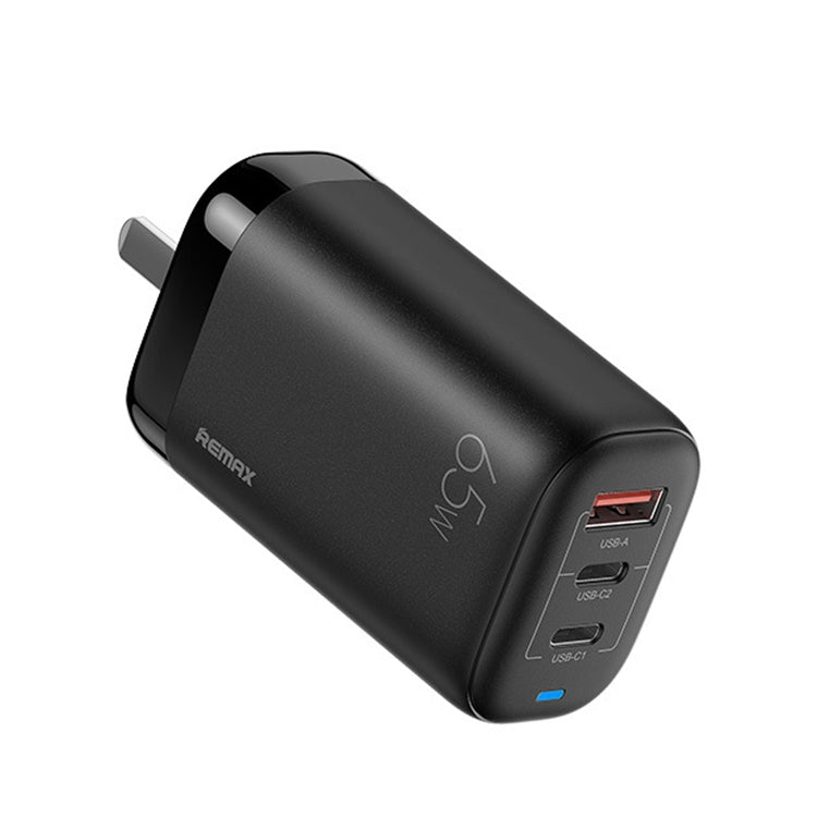 REMAX RP-U55 Territoryシリーズ 65W USB+デュアルUSB-C / Type-Cインターフェース急速充電器、CNプラグ