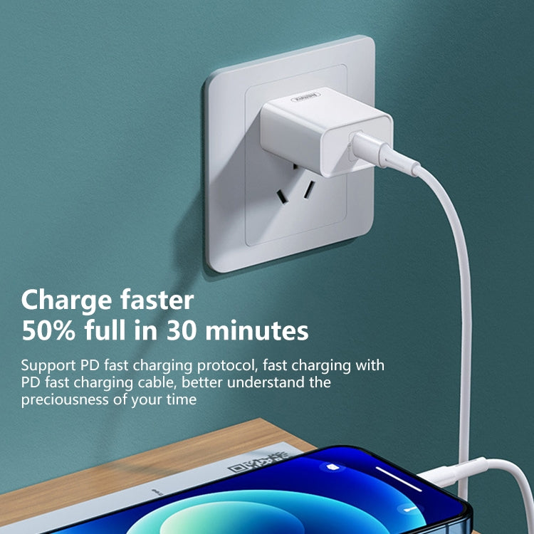 REMAX RP-U70 Janeシリーズ 20W USB-C/Type-C PD急速充電器、CNプラグ、UKプラグ、USプラグ