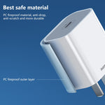 REMAX RP-U79 Speedシリーズ 20W USB-C/Type-C マルチ対応急速充電器、CNプラグ、EUプラグ、UKプラグ