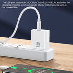 REMAX RP-U82 30W USB+USB-C/Type-C デュアルインターフェース急速充電器、CNプラグ、UKプラグ、USプラグ