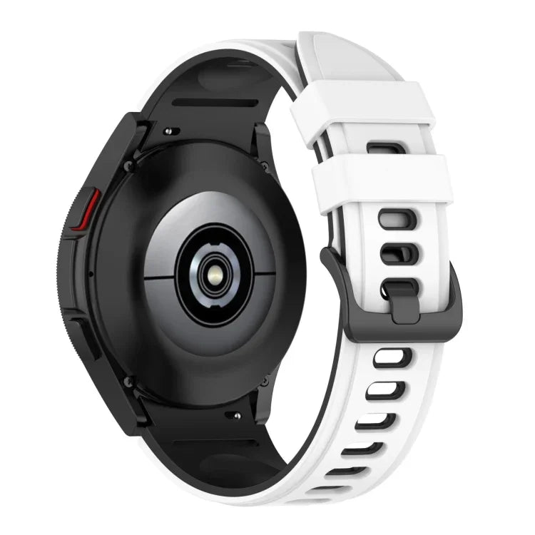 ツートーンシリコンストラップウォッチバンド、Samsung Galaxy Watch5 Pro 45mm／5 44mm／5 40mm用