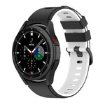 ツートーンシリコンストラップウォッチバンド、Samsung Galaxy Watch5 Pro 45mm／5 44mm／5 40mm用