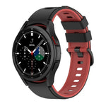 ツートーンシリコンストラップウォッチバンド、Samsung Galaxy Watch5 Pro 45mm／5 44mm／5 40mm用