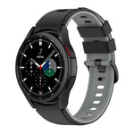ツートーンシリコンストラップウォッチバンド、Samsung Galaxy Watch5 Pro 45mm／5 44mm／5 40mm用