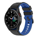 ツートーンシリコンストラップウォッチバンド、Samsung Galaxy Watch5 Pro 45mm／5 44mm／5 40mm用