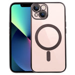 MagSafe Electroplating Straight TPU Phone Case, For iPhone 14, For iPhone 14 Plus, For iPhone 14 Pro, For iPhone 14 Pro Max, For iPhone 13