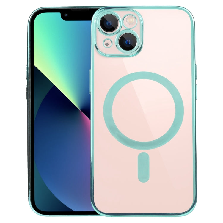 MagSafe Electroplating Straight TPU Phone Case, For iPhone 14, For iPhone 14 Plus, For iPhone 14 Pro, For iPhone 14 Pro Max, For iPhone 13