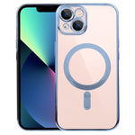 MagSafe Electroplating Straight TPU Phone Case, For iPhone 14, For iPhone 14 Plus, For iPhone 14 Pro, For iPhone 14 Pro Max, For iPhone 13