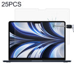 9H耐衝撃強化ガラスフィルム MacBook Air 13.6インチ A2681 / A3449用、1枚、2枚、25枚セット