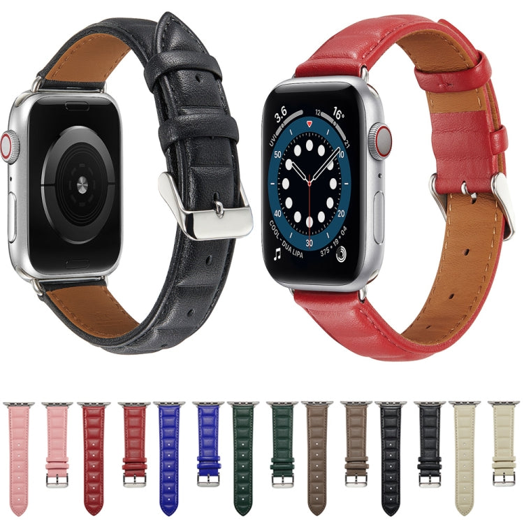 本革ウォッチバンド Apple Watch シリーズ用、7 45mm / 6&SE&5&4 44mm / 3&2&1 42mm、7 41mm / 6&SE&5&4 40mm / 3&2&1 38mm
