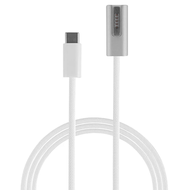 100W 5ピン MagSafe 1 (L字型) から USB-C / Type-C PD充電ケーブル、ケーブル長さ: 1.8m、MagSafe 1 (L字型)