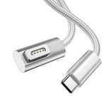 100W 5ピン MagSafe 2（T字型）からUSB-C / Type-C PD充電ケーブル、ケーブル長さ：1.8m、MagSafe 2（T字型）