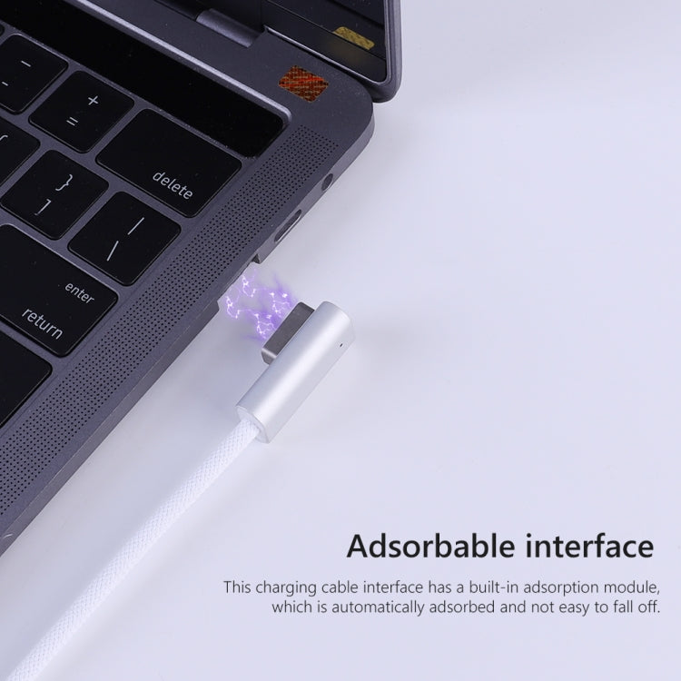 100W 5ピン MagSafe 2（T字型）からUSB-C / Type-C PD充電ケーブル、ケーブル長さ：1.8m、MagSafe 2（T字型）