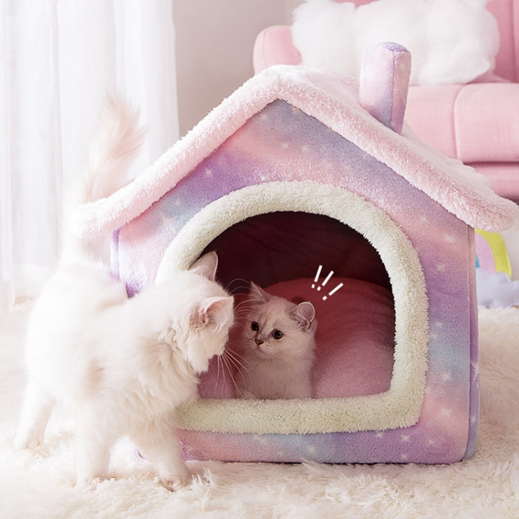 ハウスタイプユニバーサル取り外し可能で洗えるペット用犬猫ベッドペット用品、S