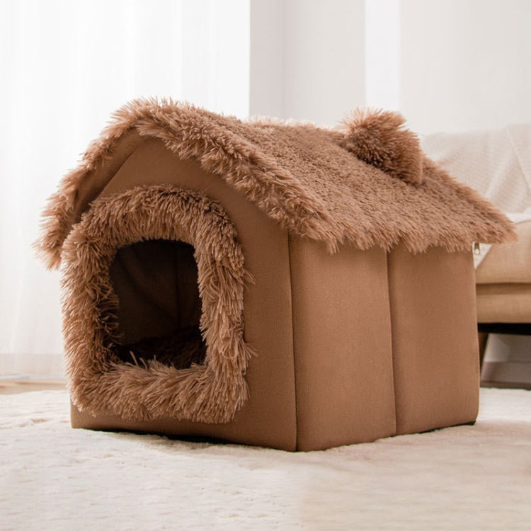 ハウスタイプユニバーサル取り外し可能で洗えるペット用犬猫ベッドペット用品、M