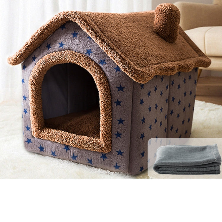 ハウスタイプユニバーサル取り外し可能で洗えるペット用犬猫ベッドペット用品、M