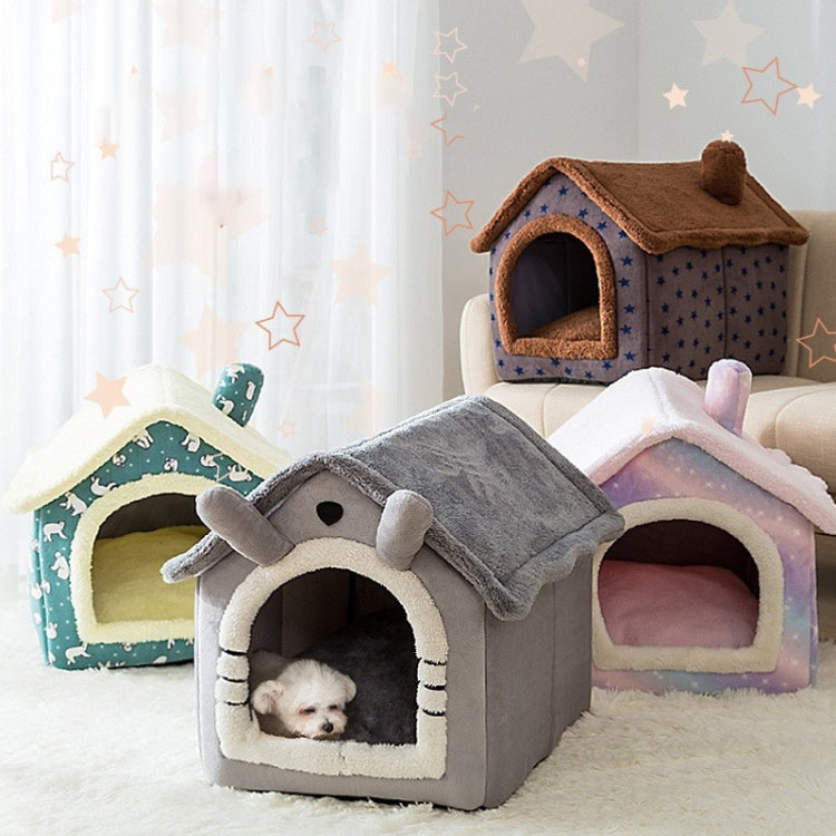 ハウスタイプユニバーサル取り外し可能で洗えるペット用犬猫ベッドペット用品、M