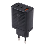 AR-892 3イン1 QC3.0 PD20W USB + USB-C / Type-C 壁用トラベルチャージャー、EUプラグ、UKプラグ