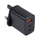AR-892 3イン1 QC3.0 PD20W USB + USB-C / Type-C 壁用トラベルチャージャー、EUプラグ、UKプラグ