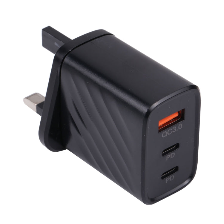 AR-892 3イン1 QC3.0 PD20W USB + USB-C / Type-C 壁用トラベルチャージャー、EUプラグ、UKプラグ