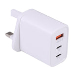 AR-892 3イン1 QC3.0 PD20W USB + USB-C / Type-C 壁用トラベルチャージャー、EUプラグ、UKプラグ
