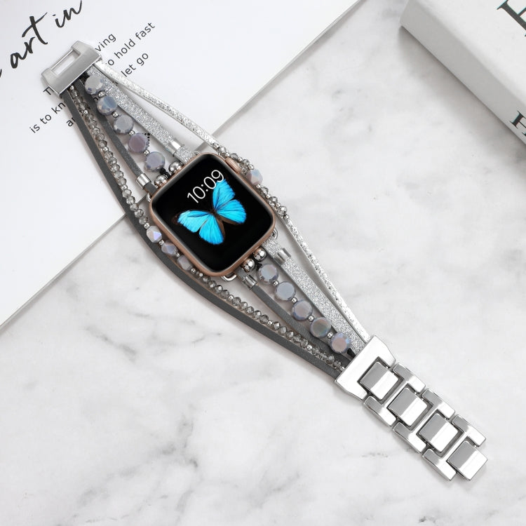 ジュエリーウォッチバンド Apple Watch シリーズ用、7 45mm / 6&SE&5&4 44mm / 3&2&1 42mm、7 41mm / 6&SE&5&4 40mm / 3&2&1 38mm