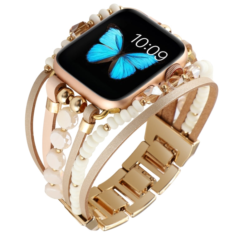 ジュエリーウォッチバンド Apple Watch シリーズ用、7 45mm / 6&SE&5&4 44mm / 3&2&1 42mm、7 41mm / 6&SE&5&4 40mm / 3&2&1 38mm