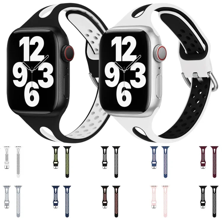 ウォータードロップシリコンウォッチバンド Apple Watchシリーズ用、7 41mm / 6&SE&5&4 40mm / 3&2&1 38mm、7 45mm / 6&SE&5&4 44mm / 3&2&1 42mm