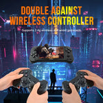 X50 Max 5.1インチスクリーン 携帯型ゲームコンソール ダブルプレイヤー対応 6000以上のゲーム搭載、X50 Max / ブラック、X50 Max / レッド+ブルー