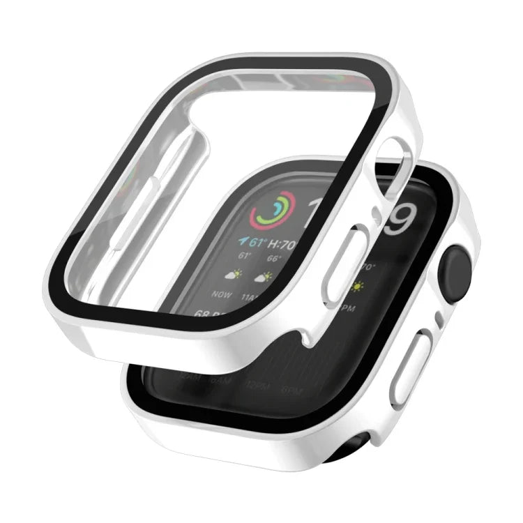 ライフ防水2-in-1 PCフレーム＋強化ガラス保護ケース、Apple Watchシリーズ9 / 8 / 7 45mm用、Apple Watchシリーズ9 / 8 / 7 41mm用、Apple Watchシリーズ6 / 5 / 4 / SE 44mm用、Apple Watchシリーズ6 / 5 / 4 / SE 40mm用