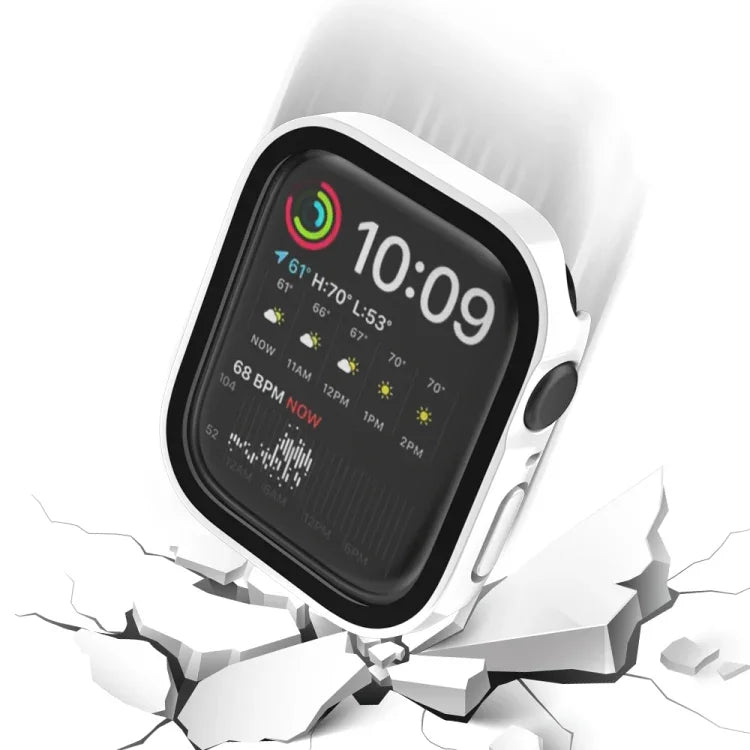 ライフ防水2-in-1 PCフレーム＋強化ガラス保護ケース、Apple Watchシリーズ9 / 8 / 7 45mm用、Apple Watchシリーズ9 / 8 / 7 41mm用、Apple Watchシリーズ6 / 5 / 4 / SE 44mm用、Apple Watchシリーズ6 / 5 / 4 / SE 40mm用