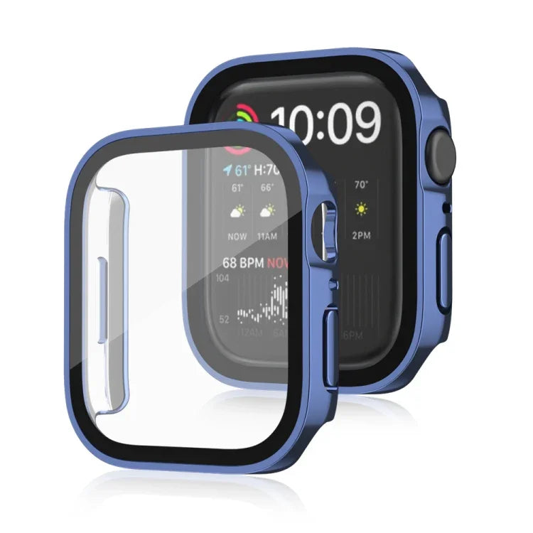 ライフ防水2-in-1 PCフレーム＋強化ガラス保護ケース、Apple Watchシリーズ9 / 8 / 7 45mm用、Apple Watchシリーズ9 / 8 / 7 41mm用、Apple Watchシリーズ6 / 5 / 4 / SE 44mm用、Apple Watchシリーズ6 / 5 / 4 / SE 40mm用