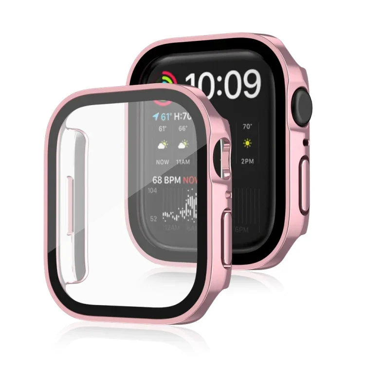 ライフ防水2-in-1 PCフレーム＋強化ガラス保護ケース、Apple Watchシリーズ9 / 8 / 7 45mm用、Apple Watchシリーズ9 / 8 / 7 41mm用、Apple Watchシリーズ6 / 5 / 4 / SE 44mm用、Apple Watchシリーズ6 / 5 / 4 / SE 40mm用