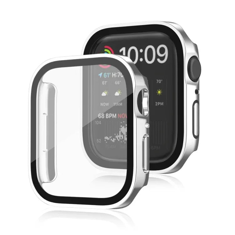 ライフ防水2-in-1 PCフレーム＋強化ガラス保護ケース、Apple Watchシリーズ9 / 8 / 7 45mm用、Apple Watchシリーズ9 / 8 / 7 41mm用、Apple Watchシリーズ6 / 5 / 4 / SE 44mm用、Apple Watchシリーズ6 / 5 / 4 / SE 40mm用