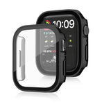 ライフ防水2-in-1 PCフレーム＋強化ガラス保護ケース、Apple Watchシリーズ9 / 8 / 7 45mm用、Apple Watchシリーズ9 / 8 / 7 41mm用、Apple Watchシリーズ6 / 5 / 4 / SE 44mm用、Apple Watchシリーズ6 / 5 / 4 / SE 40mm用